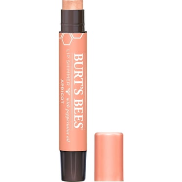 Burt’s Bees 100% Natural Lip Shimmer, Apricot - 1 Tube