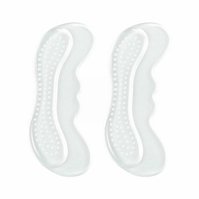 ZTTD Protège-Talons en silicone, grips de Talon et inserts de Chaussures pour Talons Hauts pour Femmes, Fabriqué en gel de Silice de Qualité Supérieure pour le Confort et le Soutien. Coussinets Transparents et Texturés avec Endos Auto-Adhésifs Assurent un placement Sécurisé. Idéal pour les Escarpins, Bottes et Chaussures à Talons Hauts pour Réduire la Douleur au Pied et Prévenir les Ampoules.