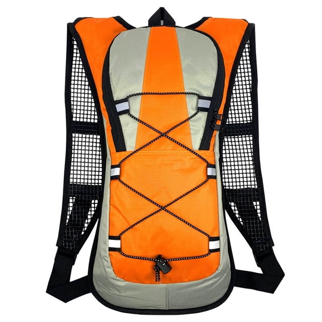 Fufafayo Cycling Backpack 5L Hydration Pack, Ultralight Water Bladder Backpack for Hiking Running, Breathable Bike Rucksack with Reflective Strips for Outdoor Sports Cycling Travel