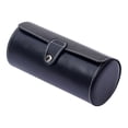 thumbnail image 2 of Watch Roll Case PU Leather Protection Organizing Box Bracelet Display Storage Pocket Jewelry Hand Chain Protection Show Organizer Box Men Women Black, 2 of 9