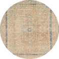 thumbnail image 1 of Ahgly Company Tapis d'Intérieur Ronds Abstraits Brun Chameau, Tapis de Zone Abstraits, 5 Pieds Rond, 1 of 6