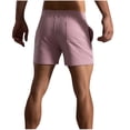 thumbnail image 4 of Mens Shorts Mens Stripe Printed Casual Drawstring Pockets Elastic Sports Shorts, 4 of 9