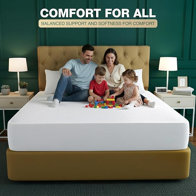Protège-matelas imperméable Beddora Queen – Housse de matelas en éponge 200 g/m², douce et respirante, avec drap-housse à poches profondes jusqu'à 43 cm d'épaisseur, blanc