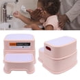 thumbnail image 1 of 2 Step Stool For Kids, Kids Stool 3 PCS Children's Footstool Stable Skidproof Bottom Smoother Edges Nursery Kids Step Stool Stepping Stool For Kids For Bathrooms Toilets Kitchens, 1 of 7