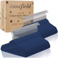 thumbnail image 4 of 100 Velvet Kid‘s Hangers for Children‘s Clothes  14” - Light Blue, 4 of 7