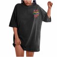 thumbnail image 2 of LSLJS Oversized T Shirts for Women Plus Size Slogan Graphic Drop Shoulder Short Sleeve Tops Summer Loose Pullover Tees, 2 of 8