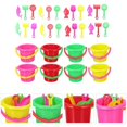 thumbnail image 3 of 8 Sets Mini Beach Bucket and Set Sand Box Play Set Sand Beach Pails for Kids Beach and Sand Toys, 3 of 3