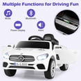 thumbnail image 2 of OLAKIDS 12V Electric Kids Ride On Car, Licensed Mercedes Benz SL500 Toy Car with Remote Control, MP3 Plug, USB, 2 Speeds, LED Lights, Battery Powered Toy Vehicle for Toddler Children, 2 of 10