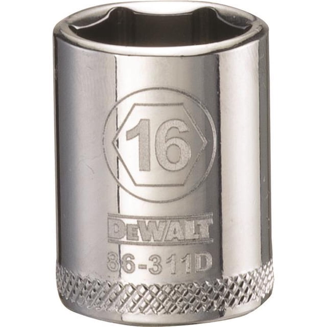 Stanley Tools 231543 16mm 6 Point Socket - 0.37 in. Drive