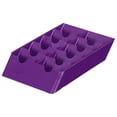 thumbnail image 1 of Fits Andis, Oster, Wahl, PediPaws etc Blade Racks for Groomer Barber Stylist - Store Protect Clipper & Trimmer Blades(5 Blade Racks Purple), 1 of 1