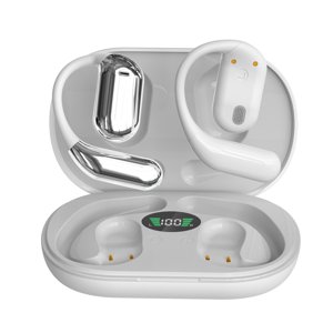 Ecouteurs casques avec écouteur,LED Affichage de puissance, 75H temps de jeu dans le total, annulation de bruit,BT 5.3,Léger Earphones Sur-Ear avec Microphone pour iOS Téléphone cellulaire Android