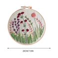 thumbnail image 3 of EGNMCR Beginner's Embroidery Flower Kit,Beginner Hand Embroidery 0 Based Diy Hand Embroidery Material Package embroidery embroidery, 3 of 3