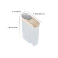thumbnail image 3 of LSLJS Airtight Cereal Storage Container Clear 2L Airtight Kitchen Food Storage Container with Lids and Compartments for Grain Sugar Flour Rice Nut Snacks, Home Accessories, 3 of 6