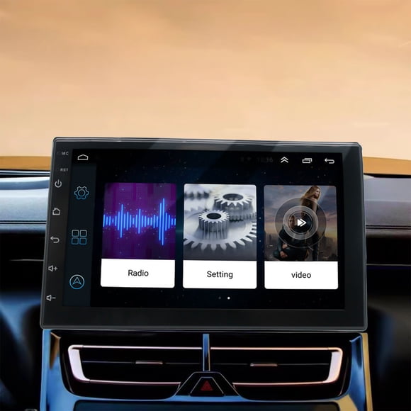 TIMIFIS Stereo Radio Double Din Android Car Stereo Radio with Bluetooth Gps 7 Inch HD Touchscreen in Dash Headunit Fm Radio Receiver Support WiFi Usb Android Ios Mirror Link Vehicle GPS