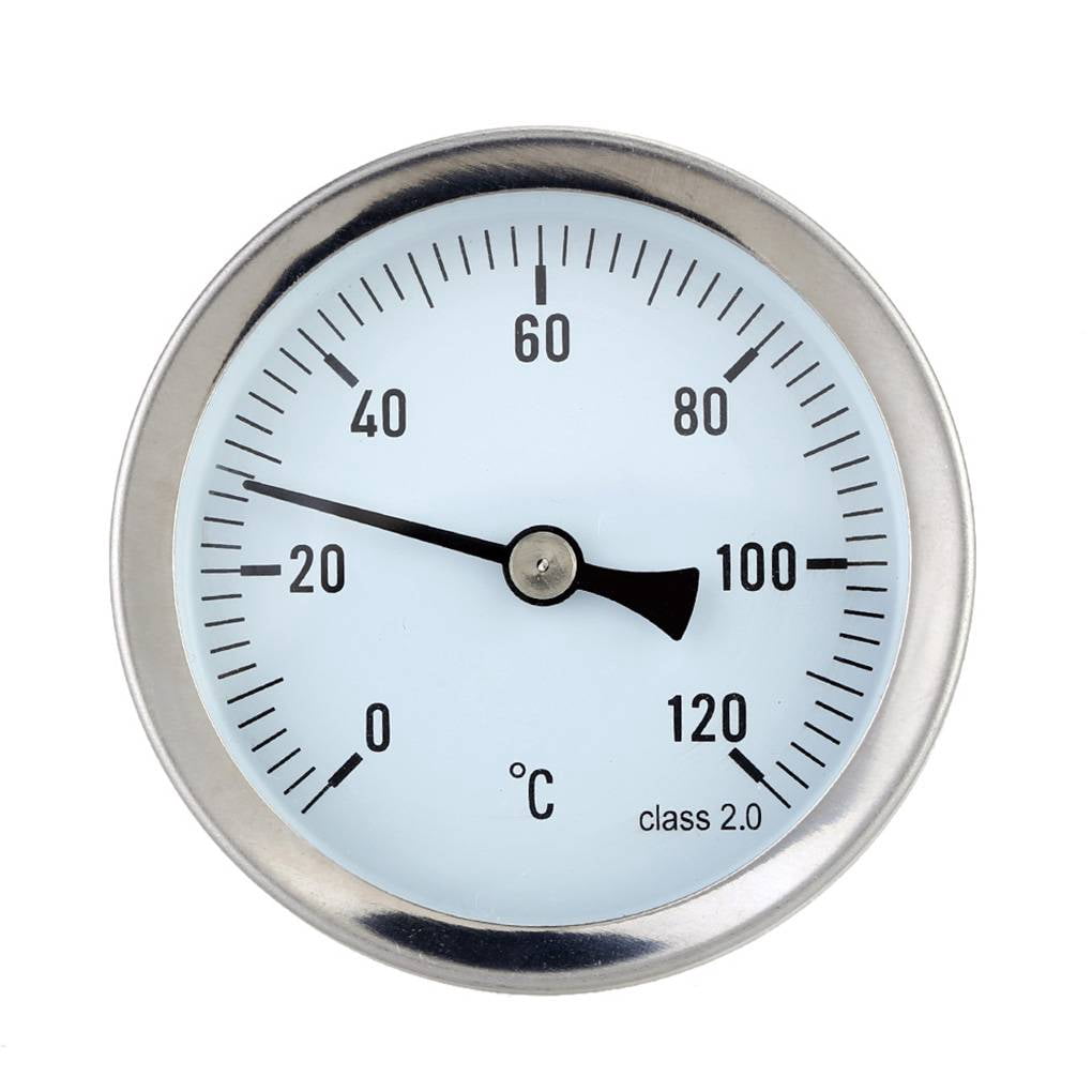 braveheart Waterproof Hot Water Pipe Lightweight Removable Pipe Temperature Professional Practical 63mm Dial Temp Gauge for