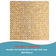 thumbnail image 2 of tredstone Crystal Rhinestone Ribbon Clothing Accessories Sticker Convenient Using Present Decoration Sheet with Shine Appearance Exquisite gold yellow 8 hot melt glue, 2 of 6