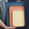 thumbnail image 3 of Multi-use Large Capacity Serving Tray Plastic Practical Food-grade Storage Tray for Home, 3 of 10