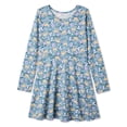 thumbnail image 1 of George Girls' Long-Sleeve Skater Dress, 1 of 5