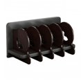 thumbnail image 1 of Luzkey Acrylic CD Holder Album Organizer Multifunctional Bin Holder, Stand CD Storage Rack DVD Storage Case for Shelf Hotel Tabletop black and dark red, 1 of 8