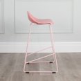 thumbnail image 3 of Tabouret de Comptoir Escape à Base Moderne en Plastique et Métal de Qualité Contractuelle (Ensemble de 2), 3 of 3
