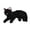 Black, variant on TIELUTT Generous Toy 28cm Realistic Soft Cat Toy Toy Cute Toy for 3 Year Old Children
