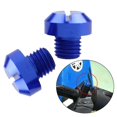 thumbnail image 4 of maskred 2 Pcs M10x1.25 Rétroviseurs Filetage Vis Boulons Bouchon Trou Bleu Positif 10mm 1Set, 4 of 6
