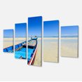 thumbnail image 2 of Long Tail Boat Stand at the Beach - Seashore Canvas Art Print, 2 of 3