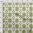 thumbnail image 3 of oneOone Velvet Light Green Fabric Ikat Craft Projects Decor Fabric Printed By The Yard 58 Inch Wide, 3 of 4