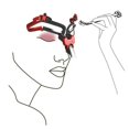 thumbnail image 1 of Outil de Maquillage Professionnel de Modèle de Forme de Sourcil Réglable Pochoir à Sourcils, 1 of 9