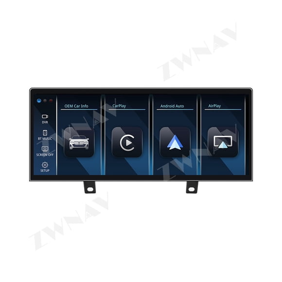 ZWNAV Ultra Narrow 12.3 inch 1920 * 720 Car Radio for BMW X5-F15/F16 2014-2016 Linux CarPlay Multimedia Screen Audio Stereo Upgrade Touch Screen Bluetooth Head Unit
