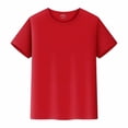 thumbnail image 1 of Hiiyo Men's Quick Drying T-Shirt Solid Color Short Sleeve T Shirt Summer Daily Tshirt, 1 of 7