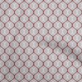 thumbnail image 1 of oneOone Rayon Blush Pink Fabric Ogee Sewing Material Print Fabric By The Yard 56 Inch Wide, 1 of 4