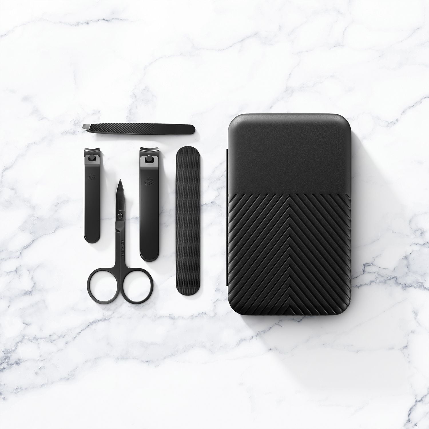 MANSCAPED® The Shears 3.0 - Precision Men’s Nail Grooming Travel Kit, Stainless Steel Manicure Set