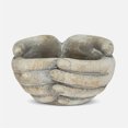 thumbnail image 4 of Linen Chest Cupping Hands Planter, 4 of 4