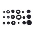 thumbnail image 3 of Rubber Grommet, Grommet Assortment, 125Pcs Electrical Wire Gasket Assortment Kit Rubber Grommets For PC Hardware Cables, 3 of 8