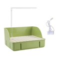 thumbnail image 1 of koolsoo Automatic Parakeet Bird Bath Bird Shower Fountain for Conure Lovebird Budgie Green, 1 of 9