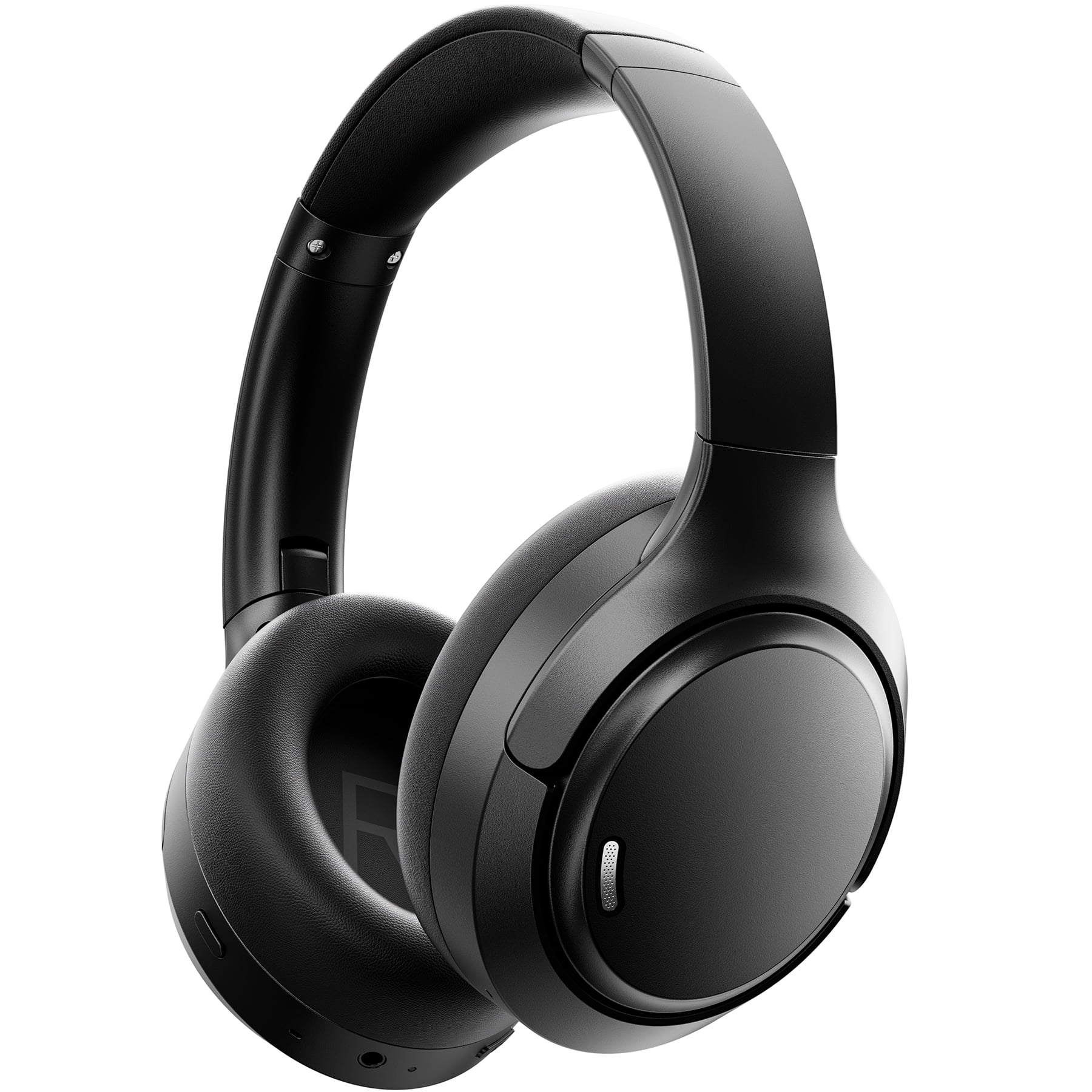 Hybrid Active Noise Cancelling Headphones,Wireless Bluetooth Headphones with Hi-Res Audio,120H Playtime Over Ear Bluetooth Headphones Foldablewith 6 ENC Clear Mic,ANC Headphone for Travel Home Office