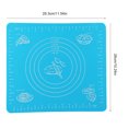 thumbnail image 1 of Baking Mat Silicone Baking Mat Silicone Blue Anti Slip Silicone Baking Mat Non Stick Rolling Dough Pad For Bakeware Liner, 1 of 8