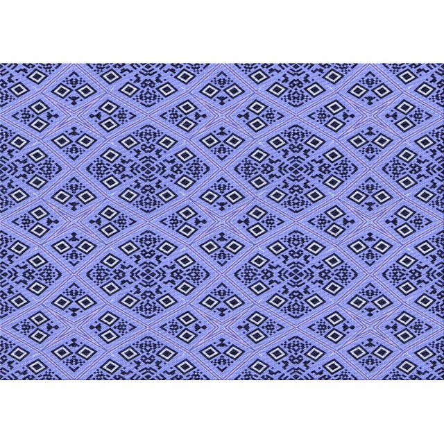 Ahgly Company Tapis d'Intérieur Lavable en Machine Rectangle Transitionnel Jeans Bleu, 2 Pieds x 3 Pieds