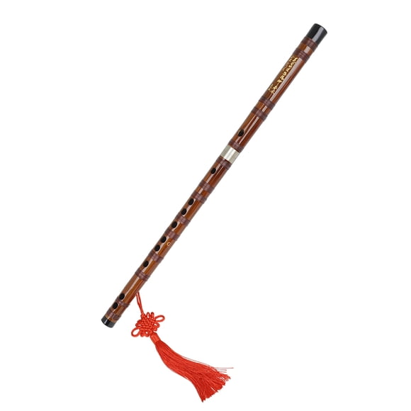Clé de g Flûte Amère Bambou Dizi Traditionnel Chinois Fait à la Main Instrument à Vent en Bois avec Sac de Rangement Nœud Chinois pour Enfants Adultes Débutants