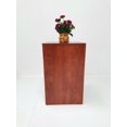 thumbnail image 4 of FixtureDisplays® 15 X 15 X 24" Elevate Your Display Pale Walnut Cube Pedestal Riser for Sleek Product Showcasing 15927-PALE WALNUT, 4 of 6