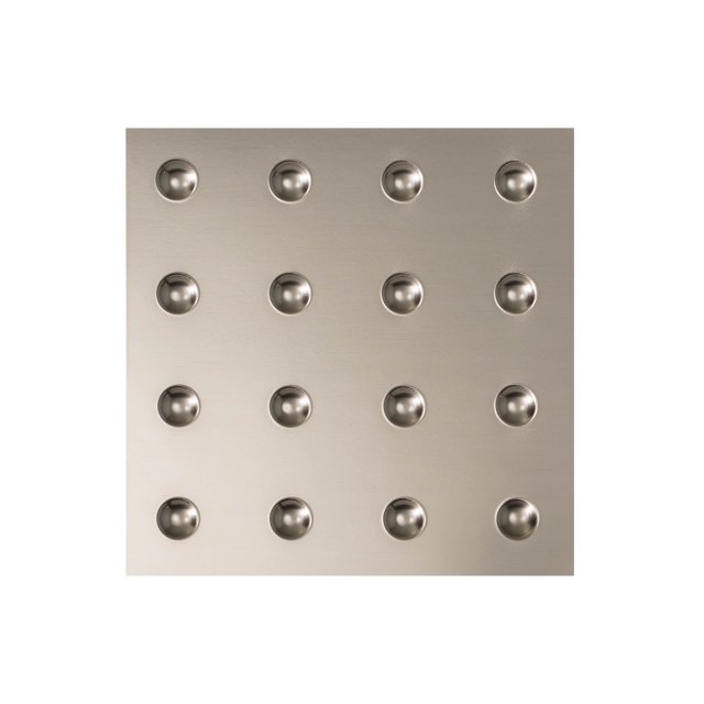 Fasade 12" x 12" Wall Panel Sample Brushed Nickel