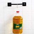 thumbnail image 2 of Lefu Self-Adhesive Towel Rod Storage Rack, Towel Bar Stick on Wall Bath Towel Holder Rail Rack,Black S, 2 of 4