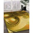 thumbnail image 3 of Ahgly Company Machine Washable Indoor Rectangle Transitional Yellow Area Rugs, 4' x 6', 3 of 7