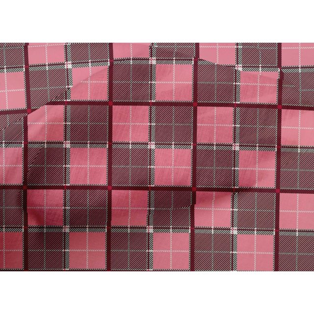 oneOone Cotton Poplin Fabric Tartan Check Printed Craft Fabric BTY 56 Inch Wide