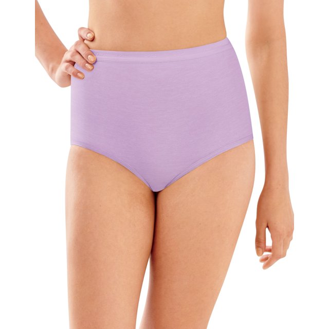 Bali Culotte en Coton Extensible pour Femmes, 7, Orchidée du Matin Chiné