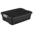 thumbnail image 1 of Sterilite 38L Modular Stackers  - Black, 1 of 9