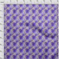 thumbnail image 4 of oneOone Rayon Violet Fabric Leaves Sewing Material Print Fabric By The Yard 56 Inch Wide-aB, 4 of 5