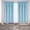 Light Blue, variant on Scandinavian Solid Color Silk Curtains - Blackout Thermal Insulated Energy Saving Curtains for Bedroom and Kitchen
