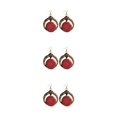thumbnail image 2 of maskred Unique Pendant Necklace For Women – Bohemian Style Lovers Handmade Gift E055-Red 3Set, 2 of 6